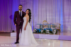 Sweet indian couple enjoying their wedding reception Sweet indian couple enjoying their wedding reception