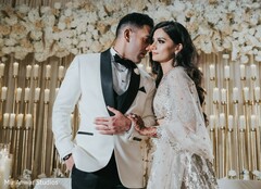 Ravishing indian couple's wedding reception attire Ravishing indian couple's wedding reception attire