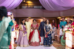 Impressive Indian bride's entrance to wedding ceremony Impressive Indian bride's entrance to wedding ceremony