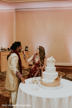 married couple sharing the cake married couple sharing the cake