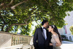 Groom kissing the bride Groom kissing the bride