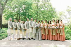 Bridesmaids and groomsmen with the engagement couple photoshoot. Bridesmaids and groomsmen with the engagement couple photoshoot.