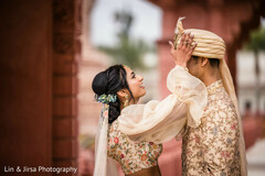 An enchanting moment of love and laughter An enchanting moment of love and laughter