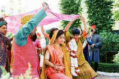 Indian bride's grand entrance to sangeet Indian bride's grand entrance to sangeet