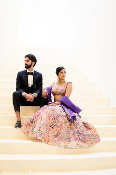 Stairway to Bliss: A Moment of Marital Peace