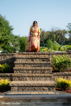 Garden Grandeur: Poise in Traditional Attire Garden Grandeur: Poise in Traditional Attire
