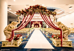 Enchanted Evening: A Walk Down the Illuminated Aisle