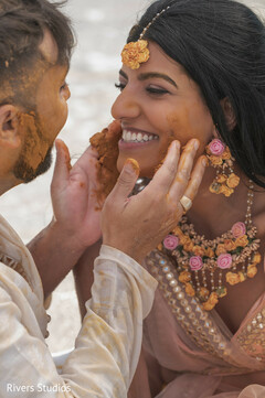 Saffron Smiles: A Pre-Wedding Cultural Embrace