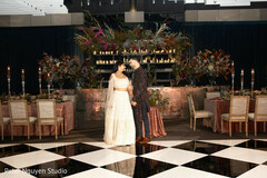 Checkered Charm: Elegance on the Dance Floor