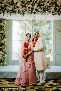 Elegance in Embroidery: A Sophisticated Union