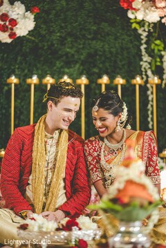 Nature's Blessing: A Garland Ceremony in the Garden