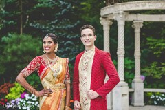 Together in the Garden of Love: A Perfect Wedding Pair