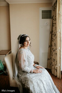 A Bride's Moment Alone"