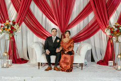 A Couple's Grand Wedding Stage
