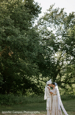 Embrace Amidst the Green