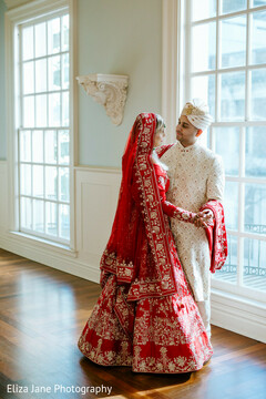 A Regal Wedding Portrait