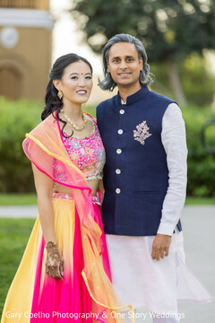 A Colorful Wedding Portrait A Colorful Wedding Portrait
