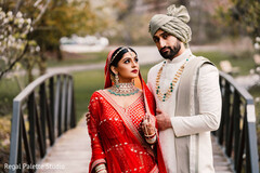 Bridge of Love: A Romantic Wedding Moment