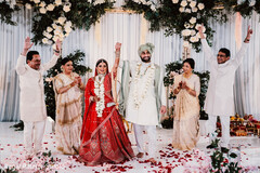 Ceremonial Grace: A Floral Wedding Stage Ceremonial Grace: A Floral Wedding Stage