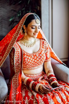 Elegance by the Window: A Bridal Portrait