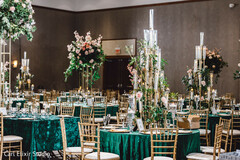 Floral Majesty: An Elegant Reception Space