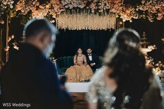 A Couple's Serene Wedding Stage A Couple's Serene Wedding Stage
