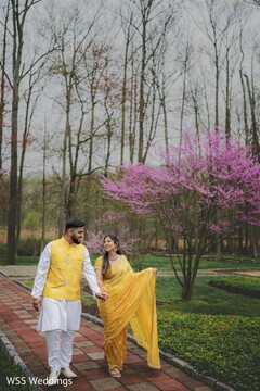 A Peaceful Wedding Walk A Peaceful Wedding Walk