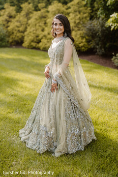 Nature's Beauty Meets Bridal Elegance