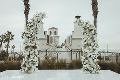 Vows Under the Floral Archway
