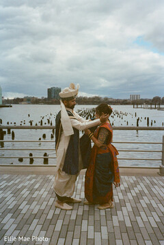 A Bride and Groom's Quiet Moment