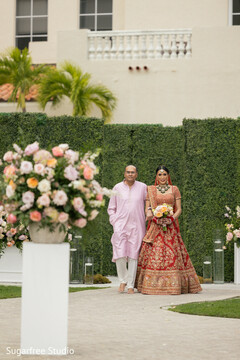 An Elegant Entrance with Family