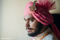 A Regal Groom in Pink Splendor A Regal Groom in Pink Splendor