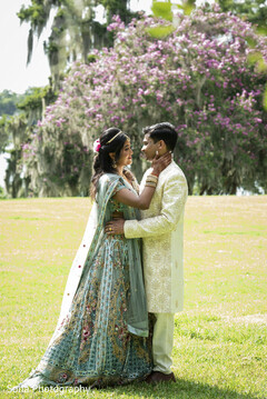 Under Blossoms of Love: A Timeless Moment