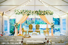 Peach Elegance Meets Cultural Splendor