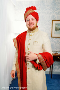 The Groom’s Radiant Elegance