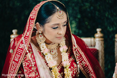 Bridal Elegance in Red