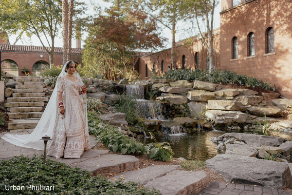 Grace Amidst a Serene Backdrop