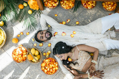 A Vibrant Moment of Playful Romance A Vibrant Moment of Playful Romance
