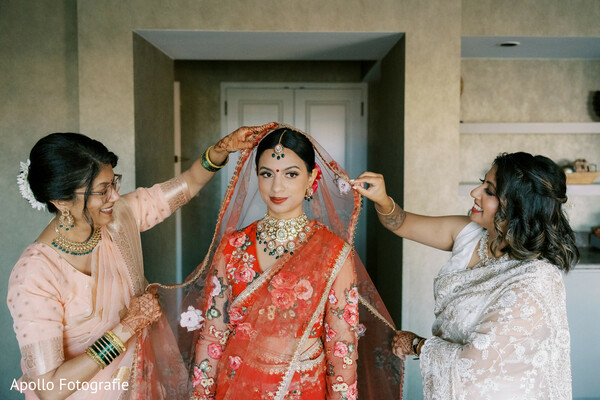 emotional wedding moment,bridal bangles,indian sisterhood,pre-wedding ritual,henna hands,bridal joy