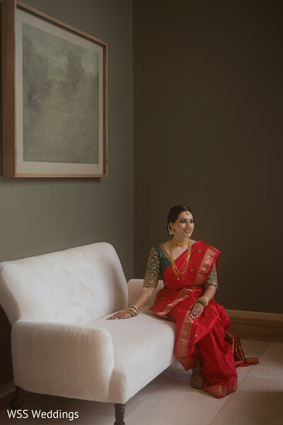 Radiant in Red & Gold