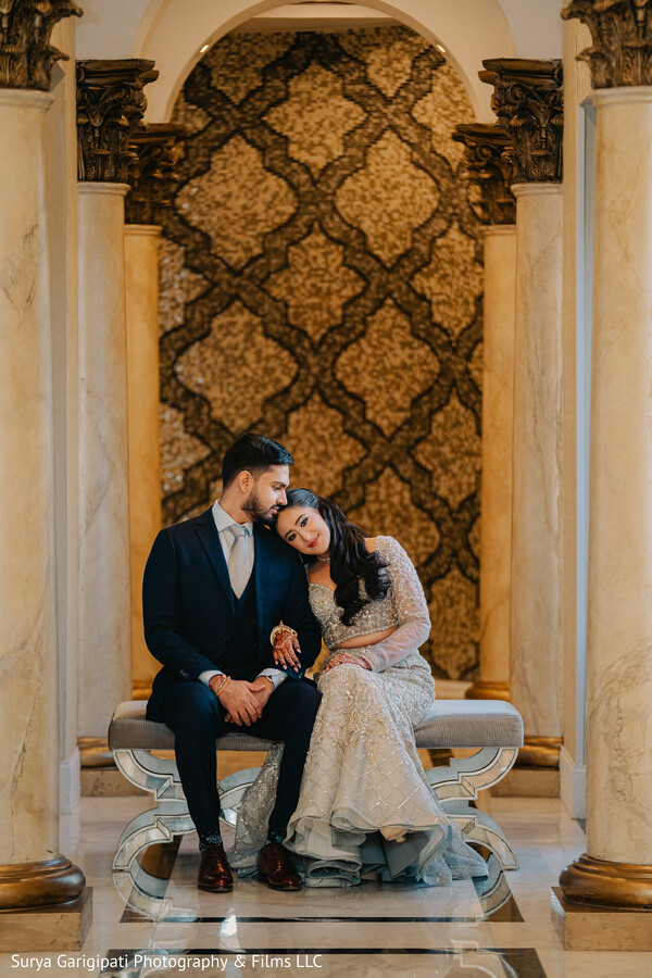 couple portrait,wedding lounge,romantic moment,elegant seating