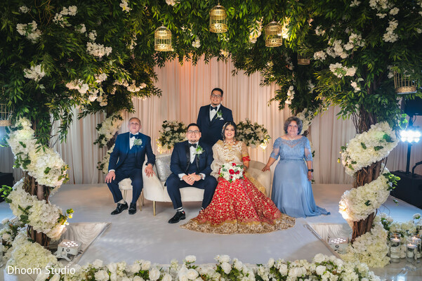 A Family Framed by Florals