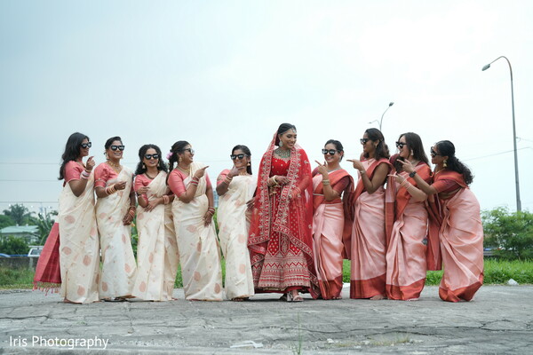 Bridal Blossoms in Sarees