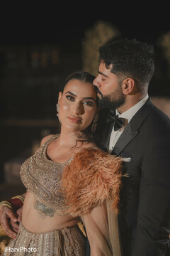 Feathers & Forever: A Stylish Bride and Groom Moment Feathers & Forever: A Stylish Bride and Groom Moment