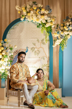 Haldi Happiness in Bloom