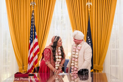 A Ceremony of Cultures and Flags