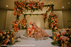 Mandap Magic in Tangerine and Green