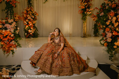 Bridal Drama on the Floral Stage