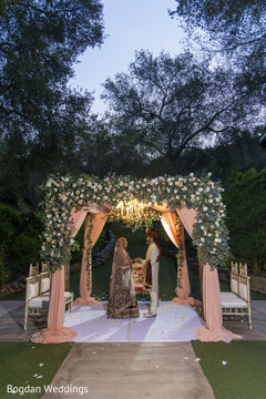 Twilight Vows Under a Floral Dream