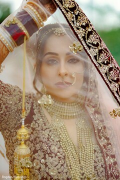 Bridal Power Pose with Henna Flair